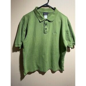 Patagonia Short Sleeve Polo Shirt Mens M Orange Golf Outdoor Organic Cotton